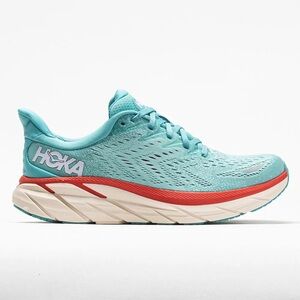 HOKA One One Clifton 8 Women's Aquarelle/Eggshell Blue Shoes